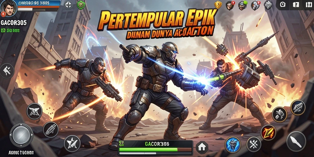 Tampilan gameplay GACOR305 yang seru dan penuh aksi.