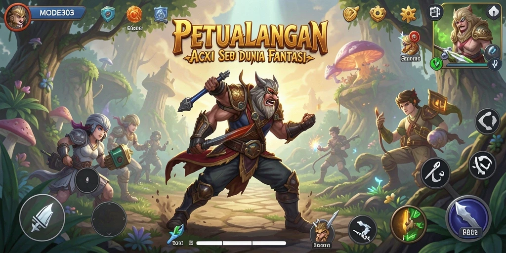Tampilan menarik dari pertempuran seru di MODE303.