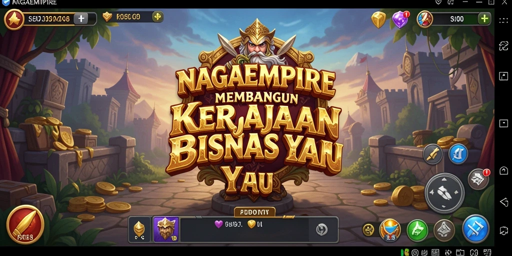 Screenshot utama NAGAEMPIRE menampilkan antarmuka bisnis yang menarik.