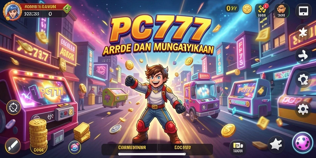 Screenshot gameplay PC777 yang menampilkan keseruan permainan Arcade.
